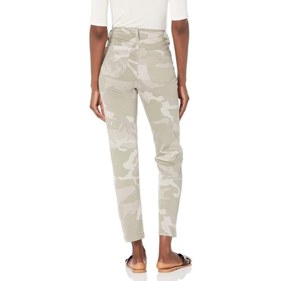 PAIGE Mayslie Straight Ankle Utility Pockets in Camo Pant - NWT - Size 27 - Picture 2 of 2
